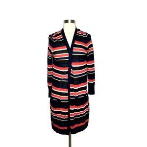 Halogen Women's Striped Cardigan Size X-Small with Pockets